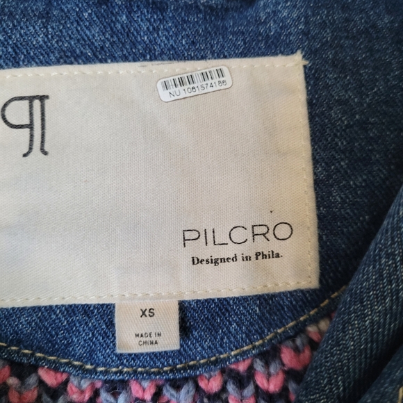 Anthropologie Pilcro Denim Sweater. Oversized Jacket - Picture 7 of 8